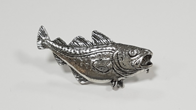 Just Fish Pewter Lapel Pins